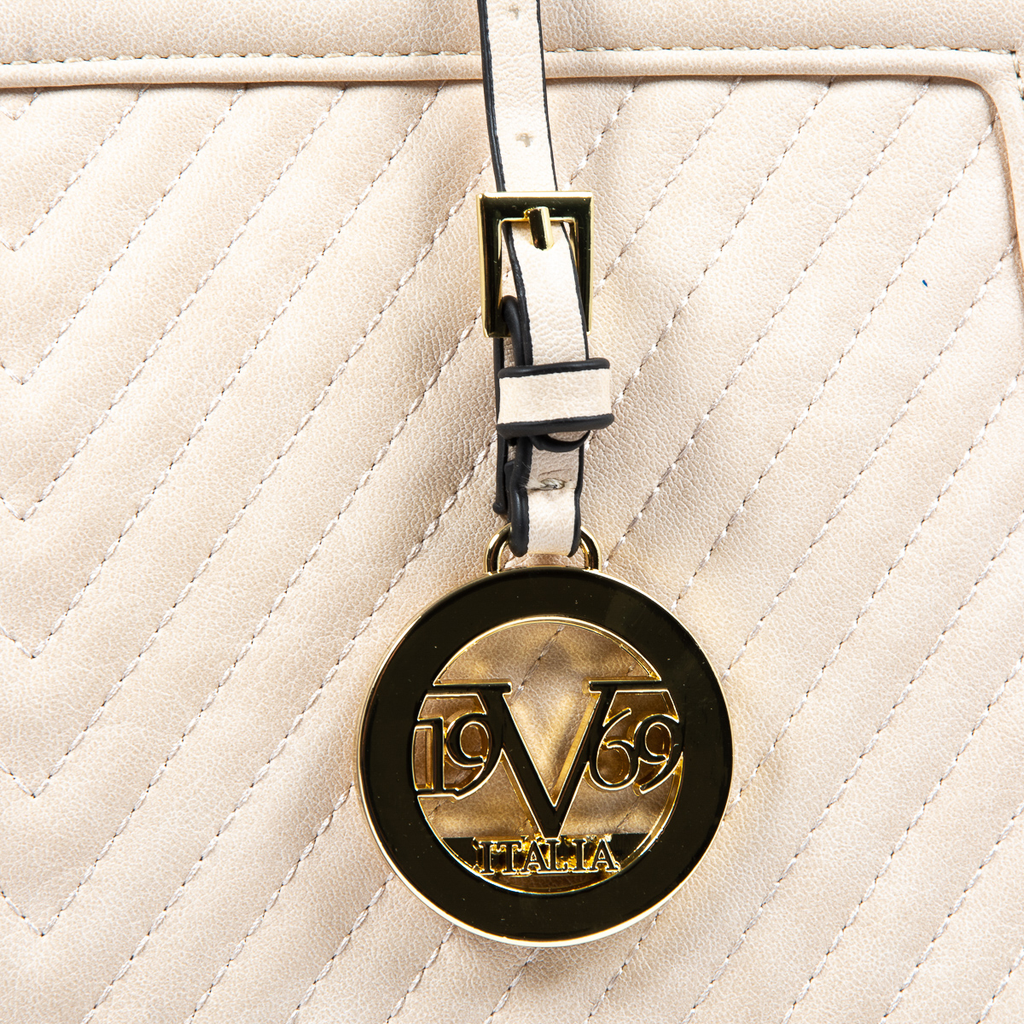 V 1969 Italia Borsa da donna Beige CRISTINA