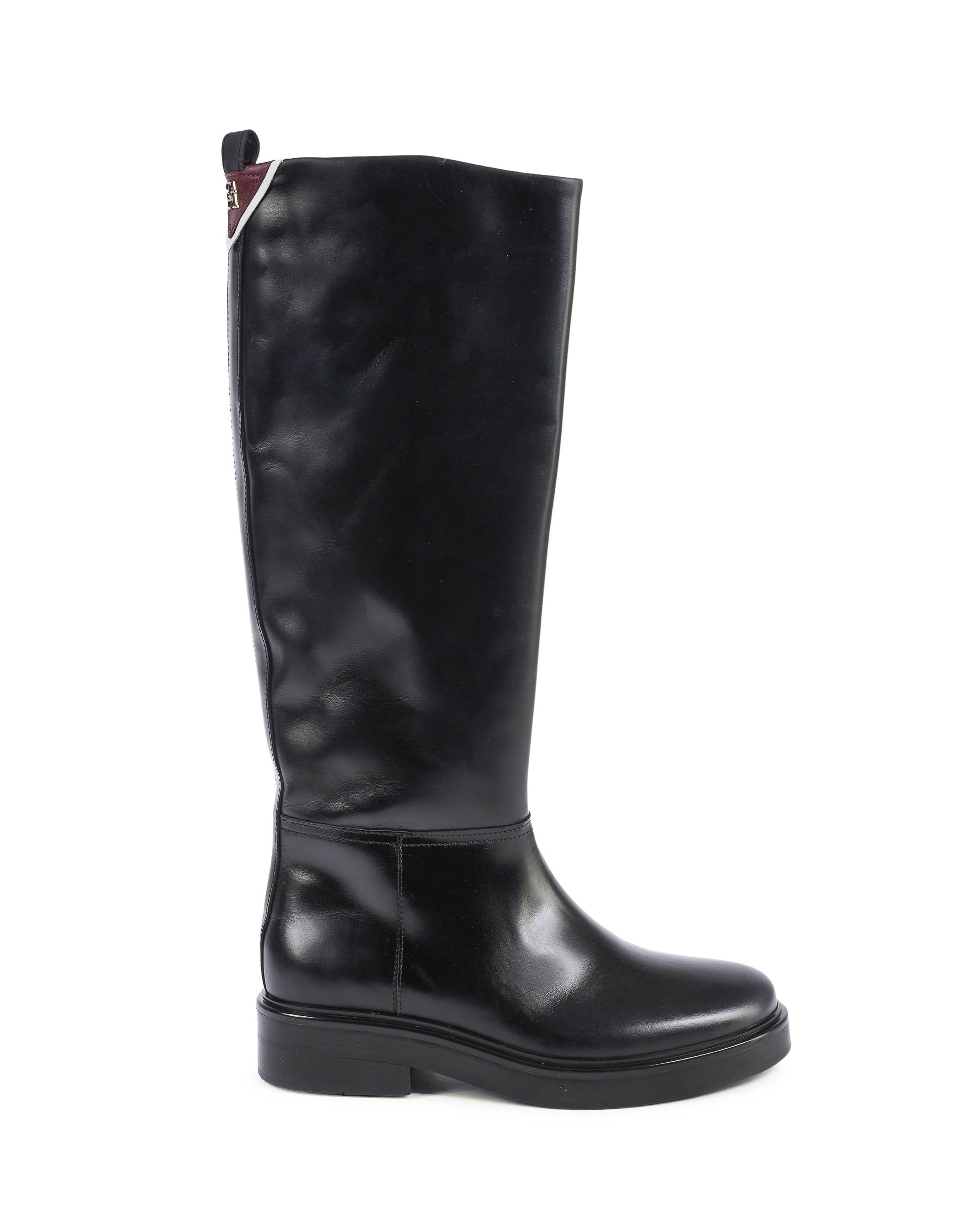 Tommy Hilfiger Stivali da donna NERO FW0FW07488BDS