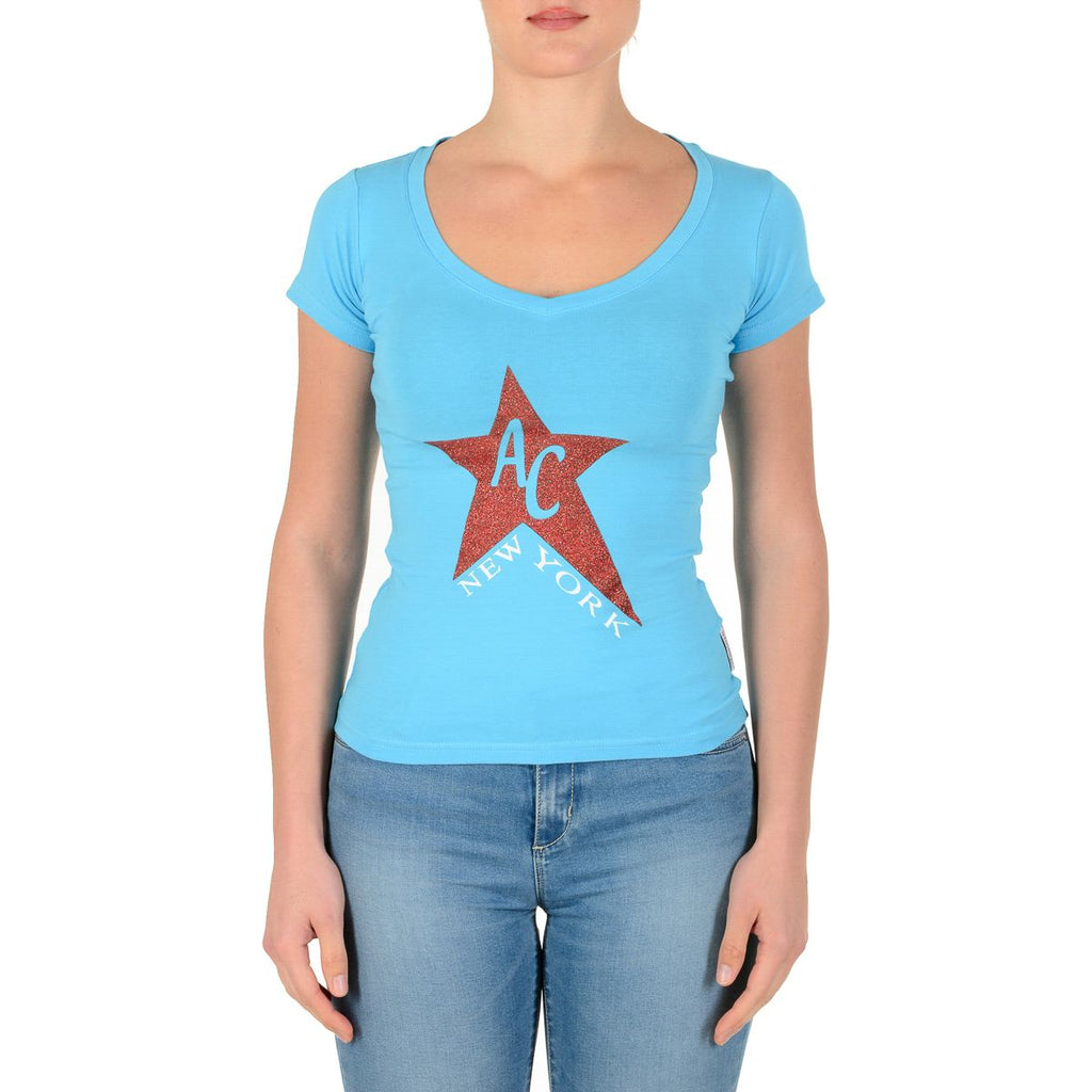 Andrew Charles By Andy Hilfiger T-shirt da donna TS550 03 1002 TAPIWA AZURE S8