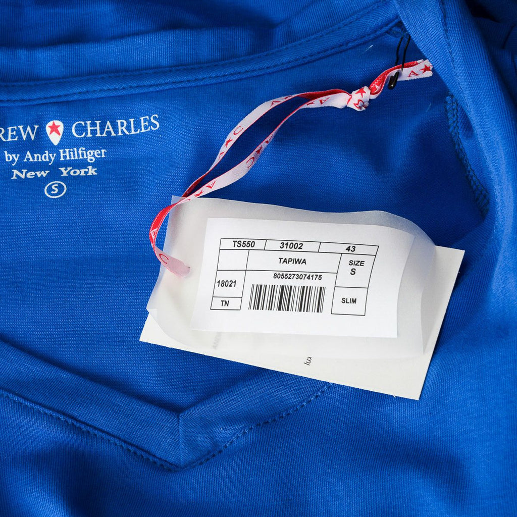 Andrew Charles By Andy Hilfiger T-shirt da donna TS550 03 1002 TAPIWA BLUE S8