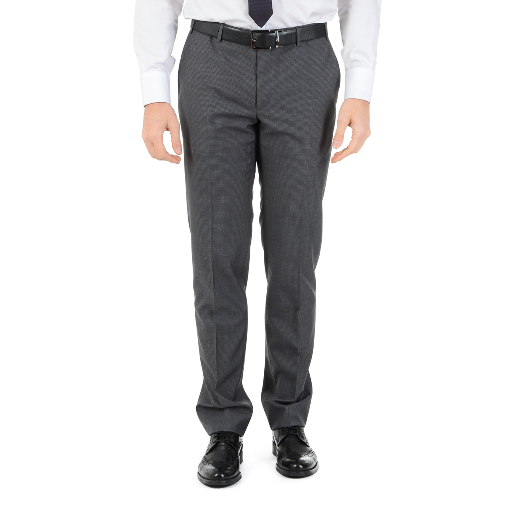 Corneliani Abito da uomo a maniche lunghe grigio scuro Super 130's