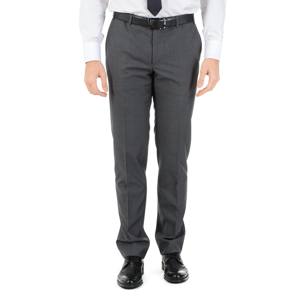 Corneliani Abito da uomo a maniche lunghe grigio scuro Super 130's