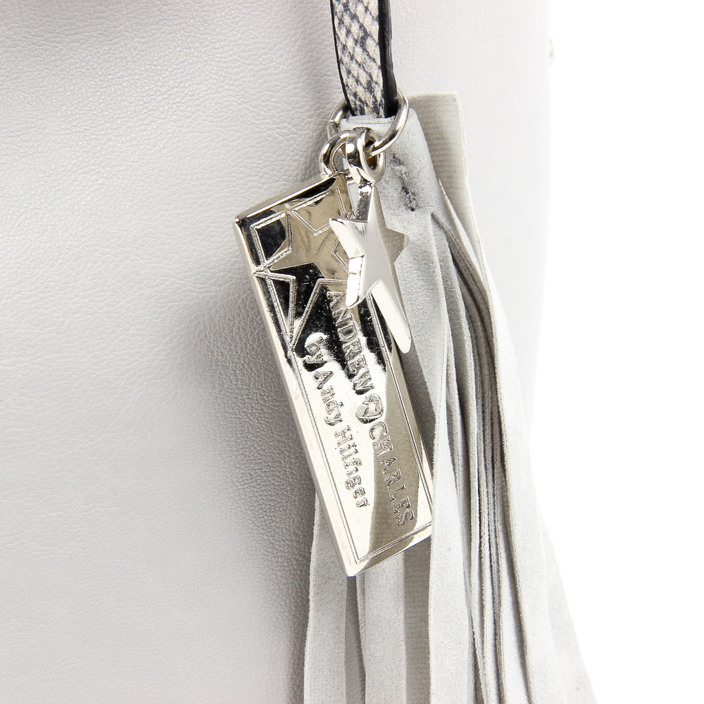Borsa a mano da donna Andrew Charles grigio chiaro JANE