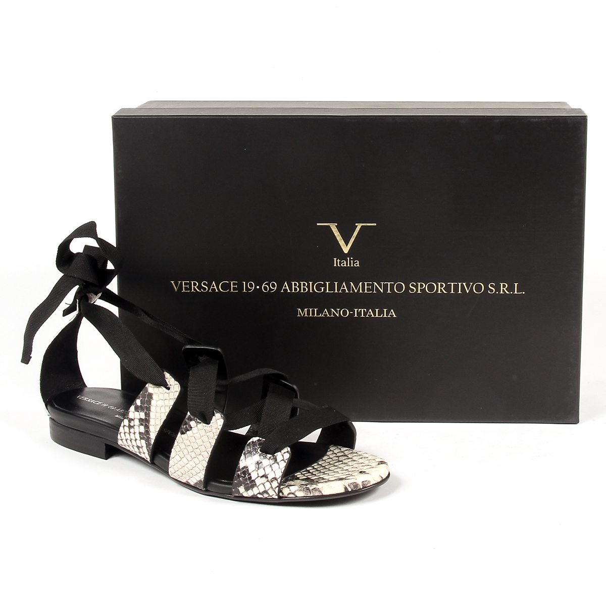 V 1969 Italia Sandalo piatto da donna Multicolor MORA