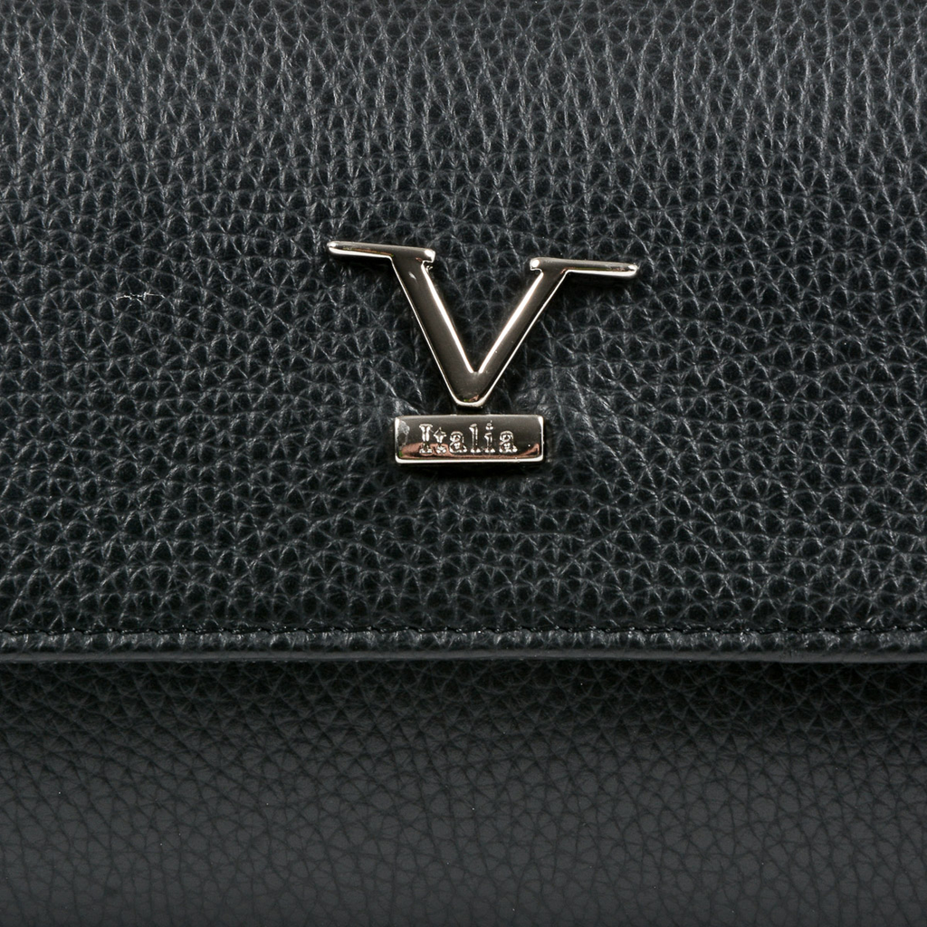 V 1969 Italia Borsa da donna nera ROMA