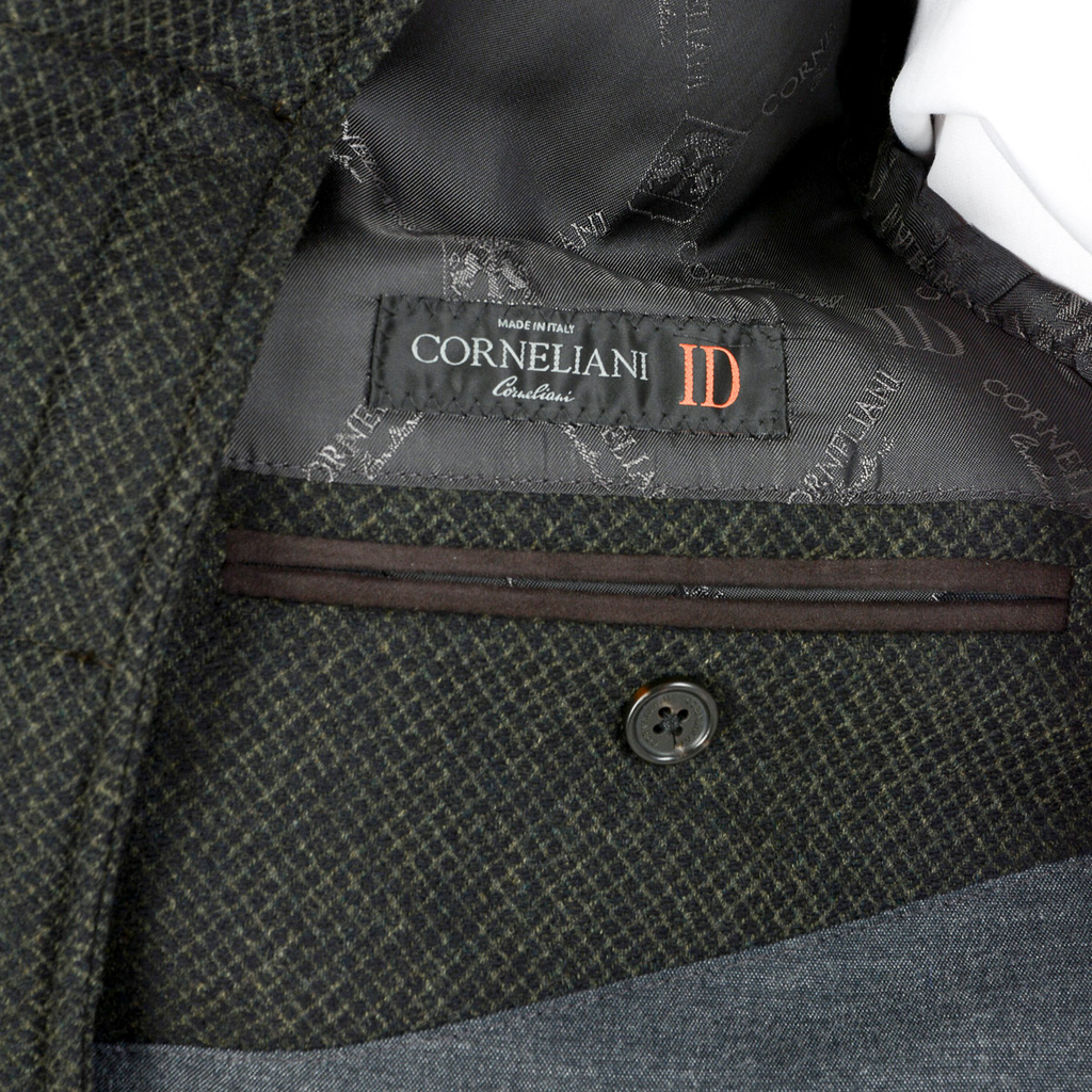 Corneliani Giacca Uomo Maniche Lunghe Grigio Scuro