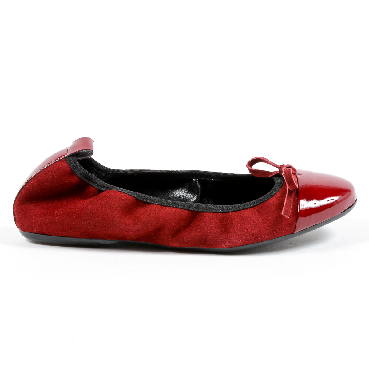 Andrew Charles Ballerina morbida da donna Bordeaux PATTI