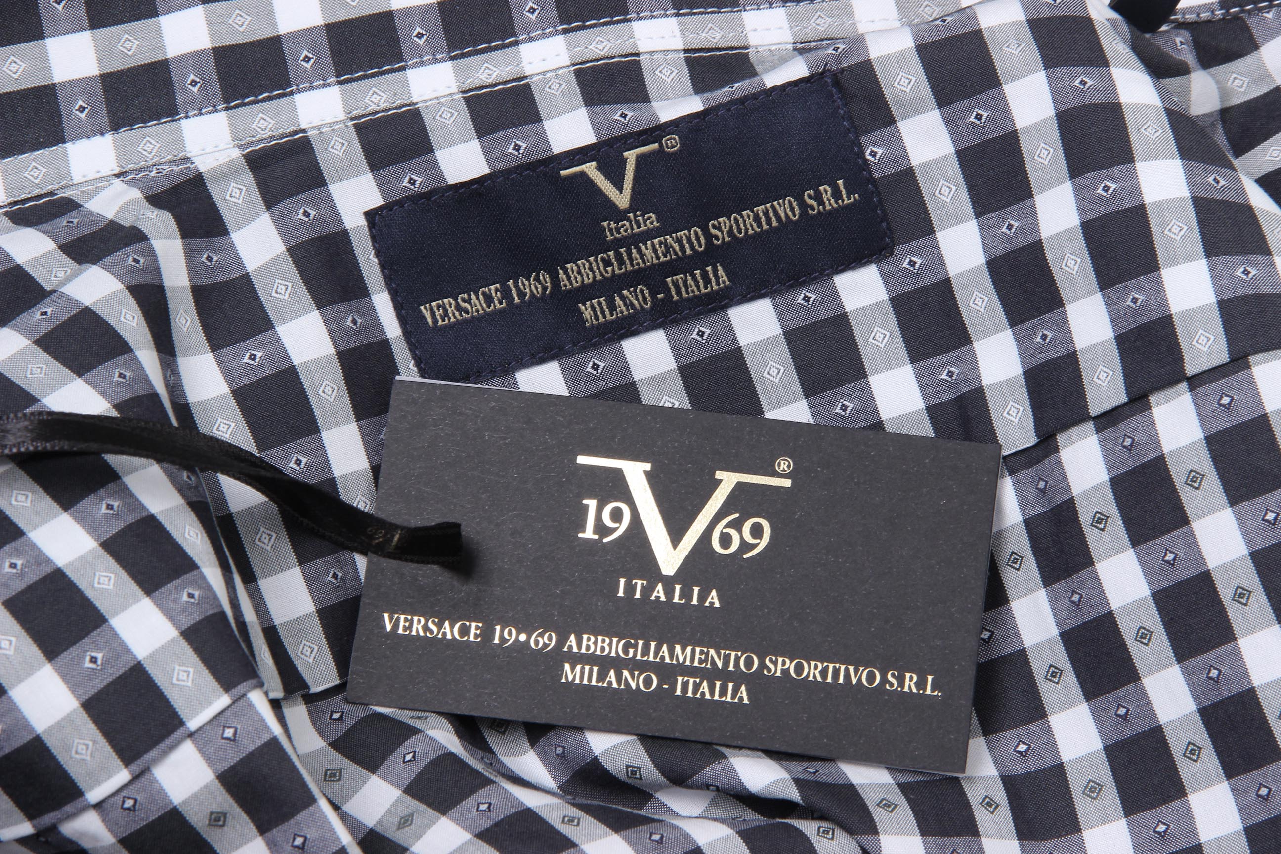 V 1969 Italia Camicia da uomo moderna classica 377 VAR. 216
