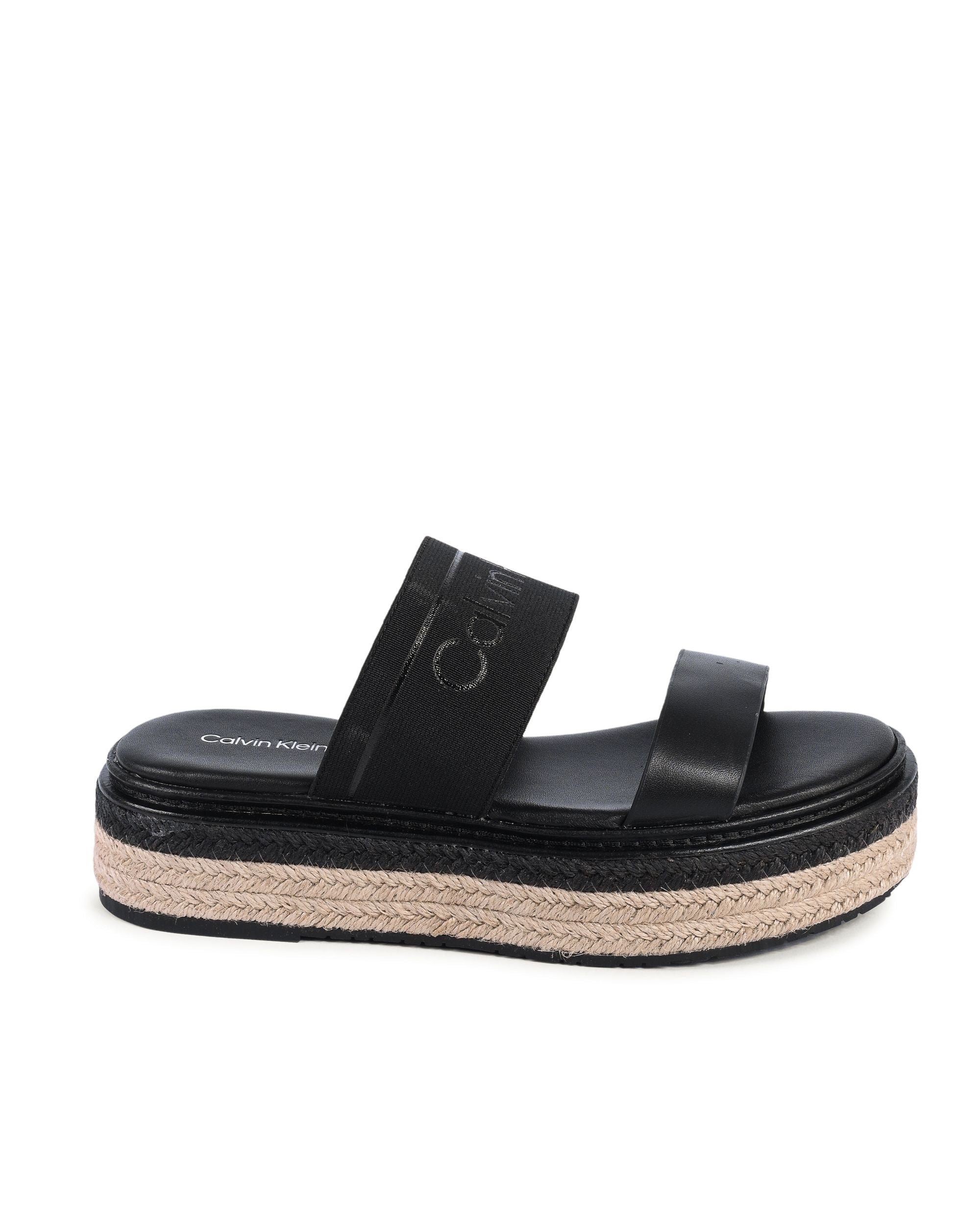 Calvin Klein Zeppa da donna nera HW0HW01966BEH