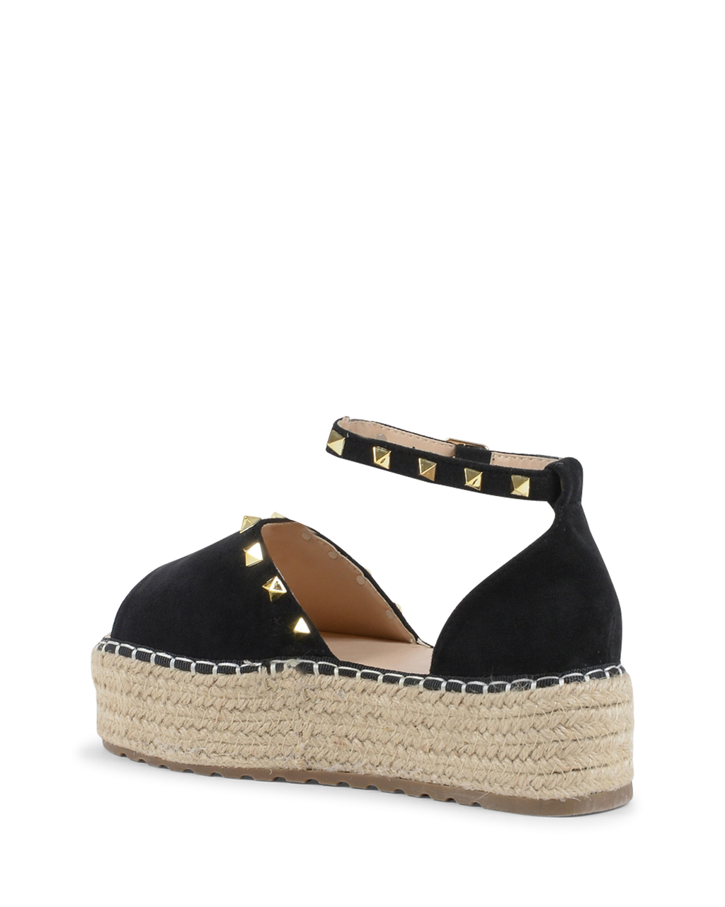 19V69 Italia Sandalo con plateau e espadrillas da donna nero V29 NERO