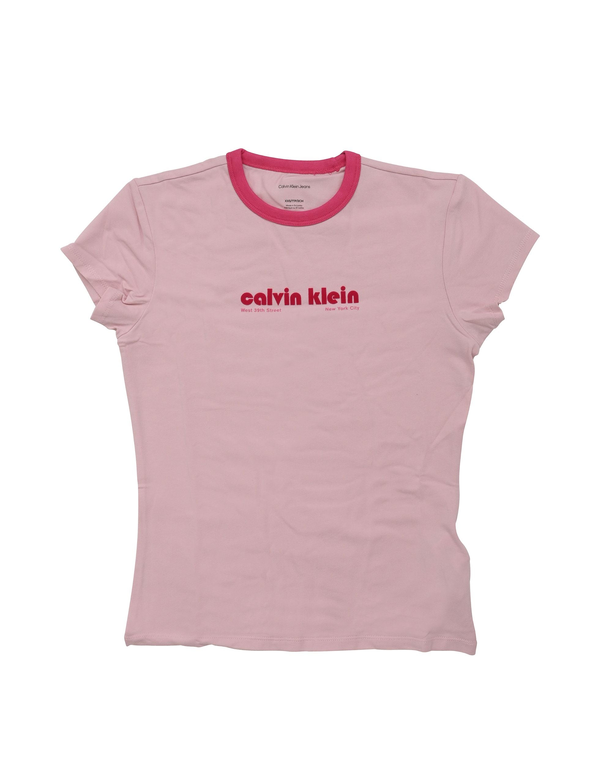 Calvin Klein Womens T-Shirt LV047C821GW0S