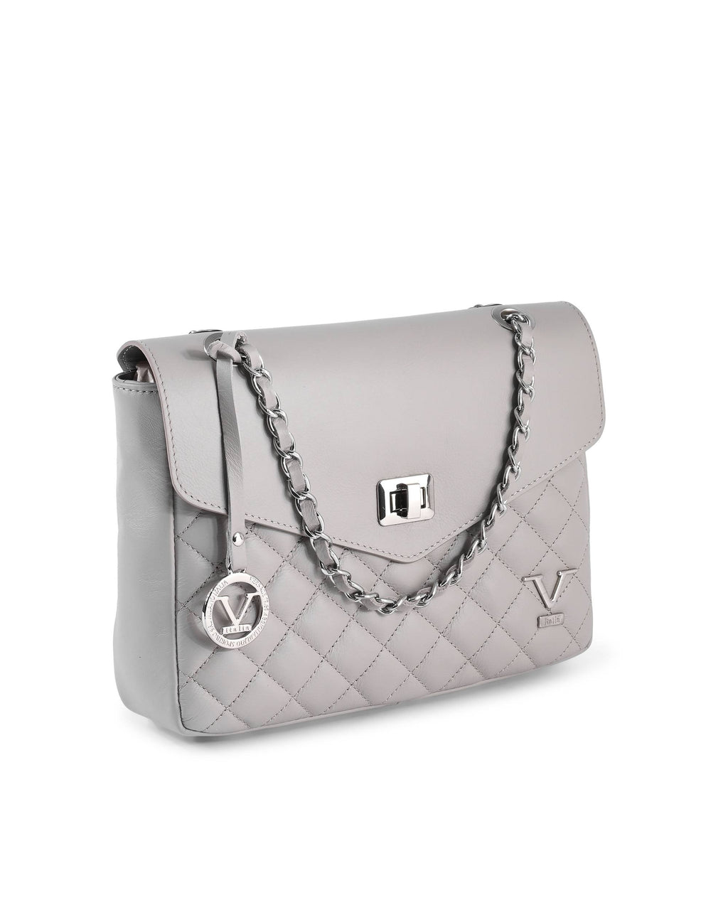V Italia Borsa da donna V024M-S SAUVAGE GRIGIO