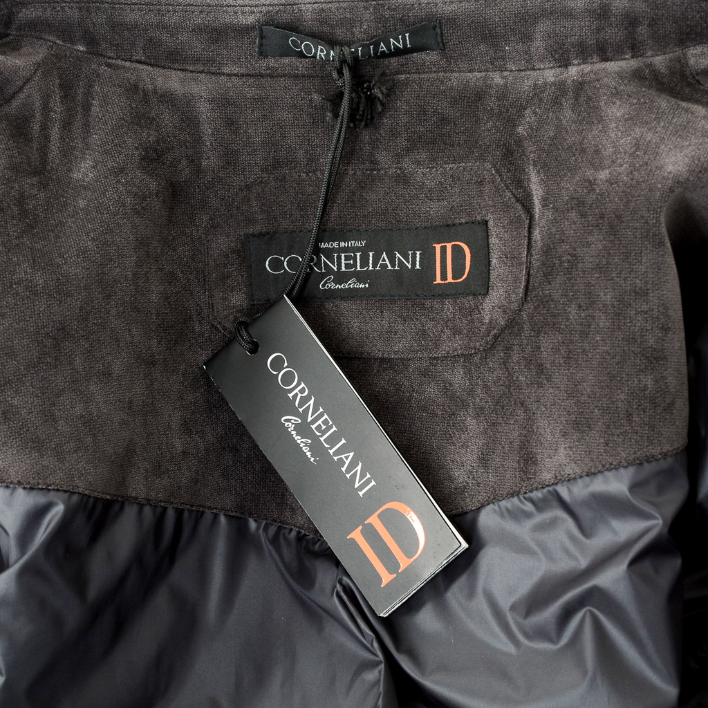 Corneliani Giacca Uomo Maniche Lunghe Grigio Scuro