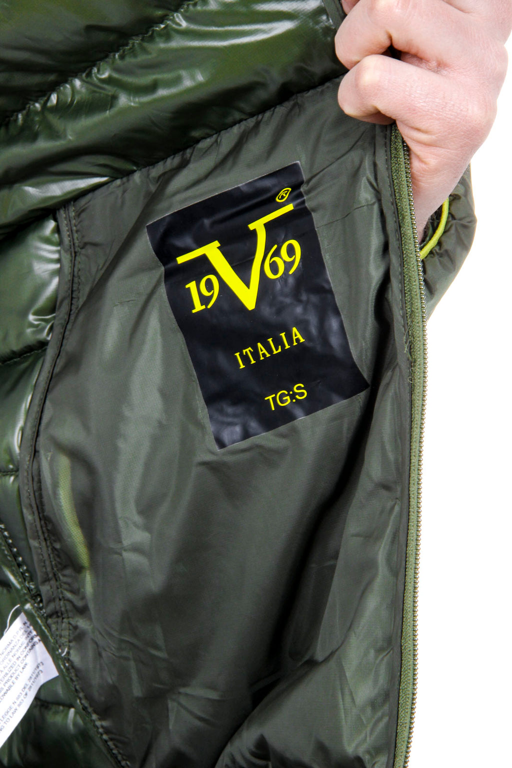 Piumino da uomo V 1969 Italia ARTICO VERDE ARMY