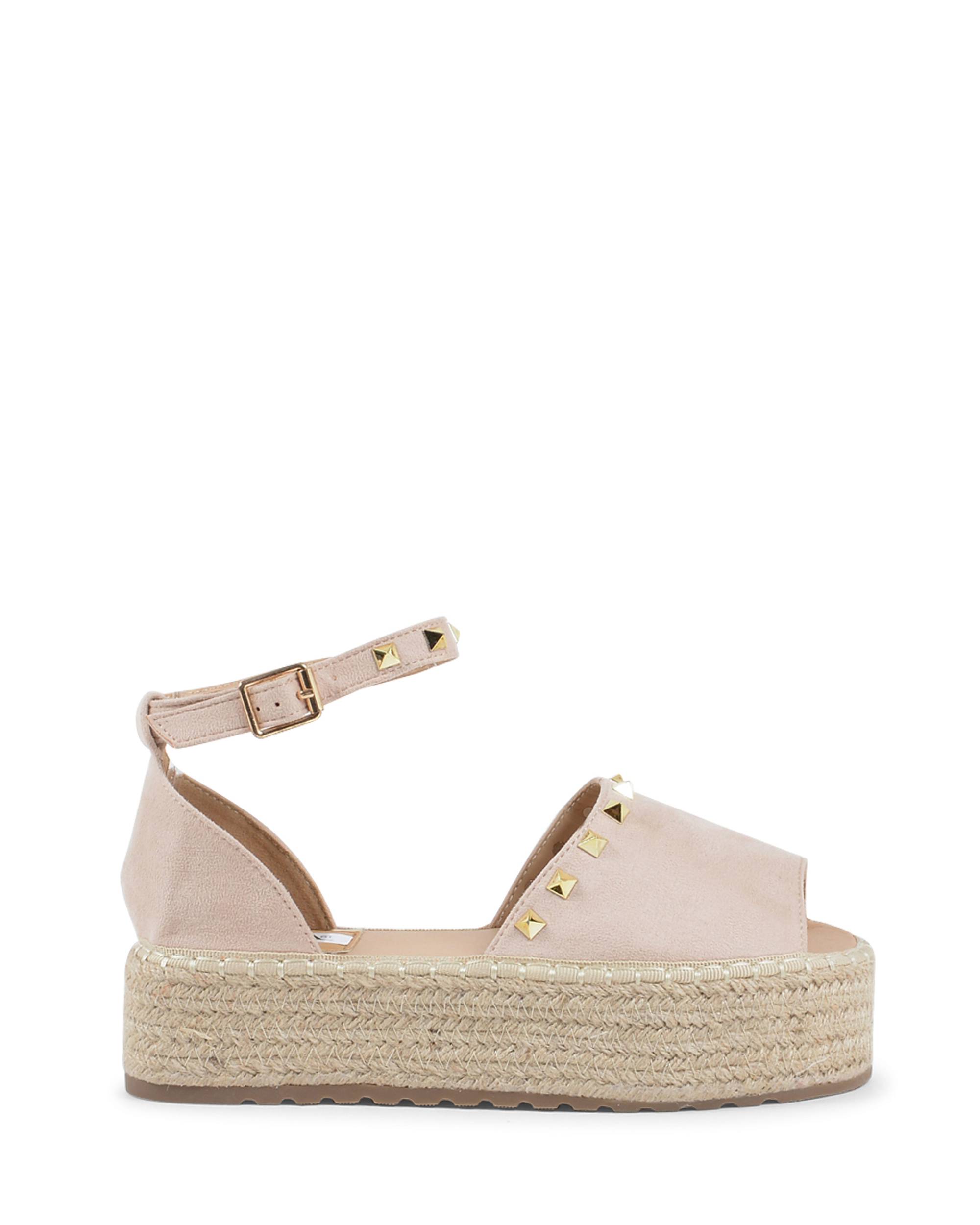 19V69 Italia Sandalo con plateau e espadrillas da donna Beige V29 BEIGE