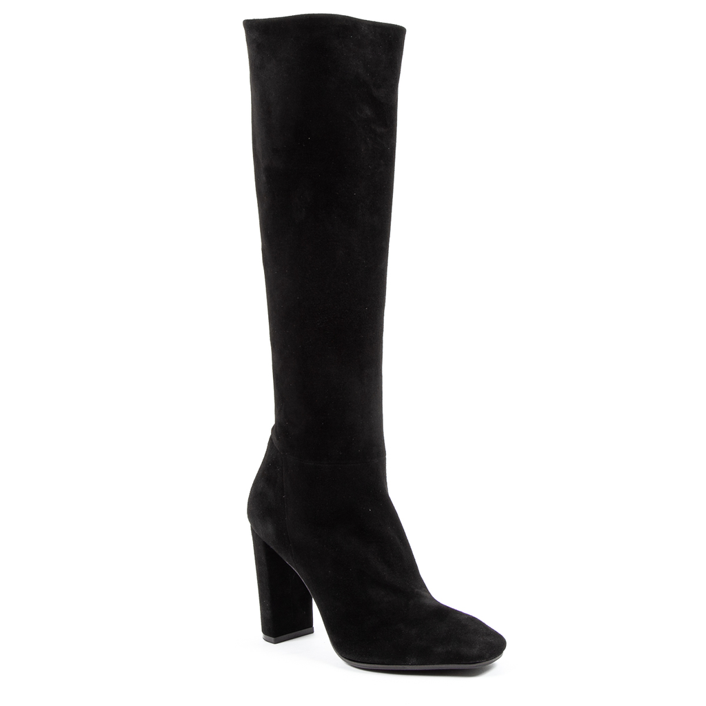 V 1969 Italia Stivale alto da donna nero YARA