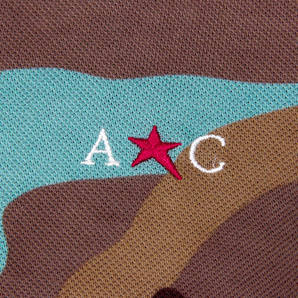 Andrew Charles Polo da uomo a maniche corte multicolore STEVE