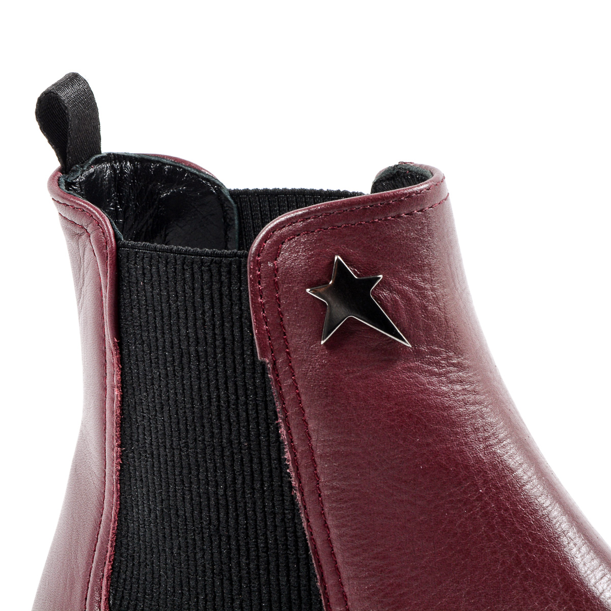 Stivaletti da donna Andrew Charles Bordeaux CHRISSIE