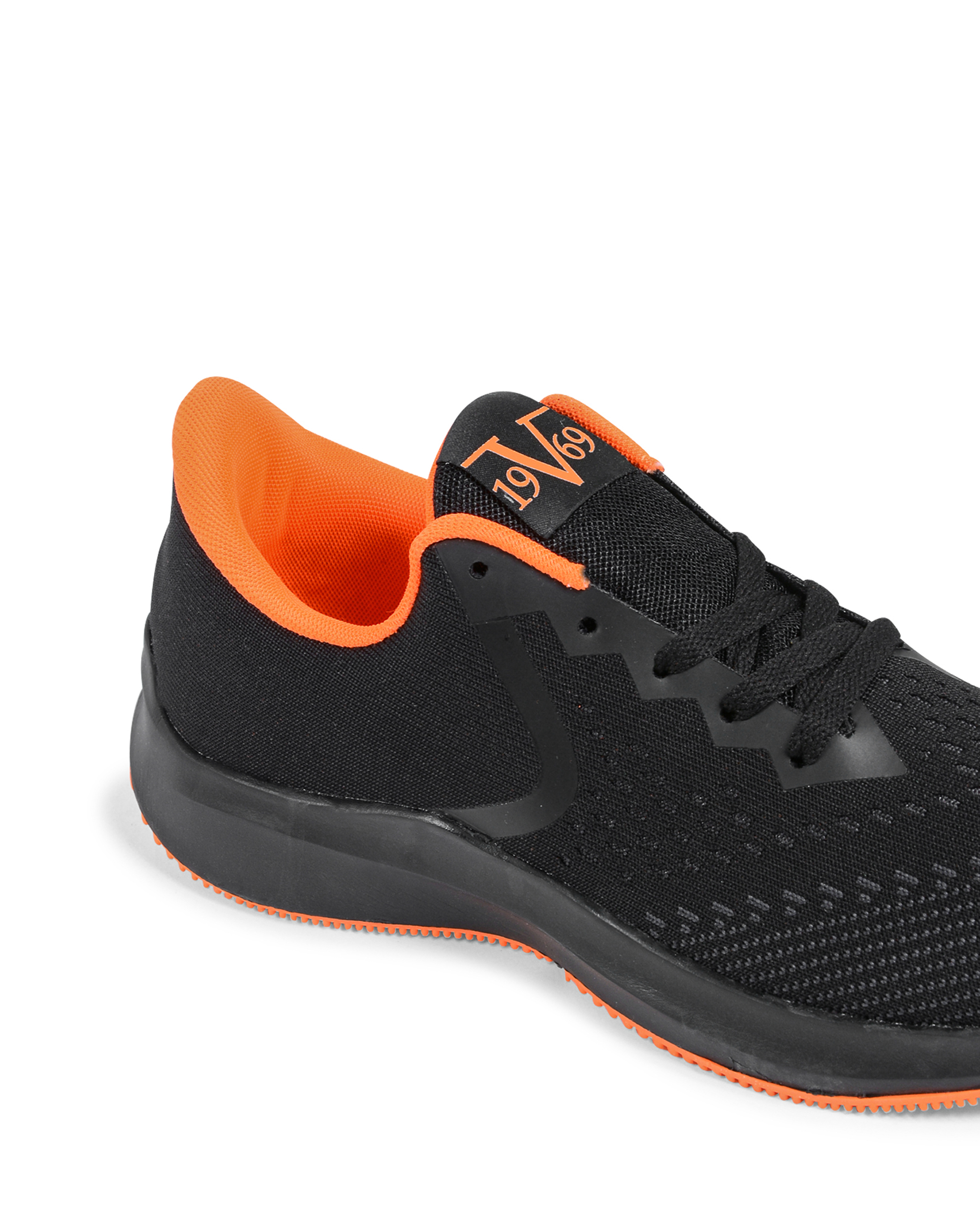19V69 Italia Sneaker Uomo V032 NERO ARANCIO