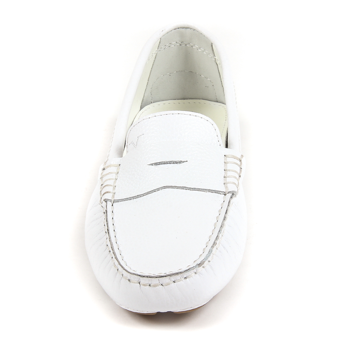 V 1969 Italia Mocassino da donna bianco AMALFI