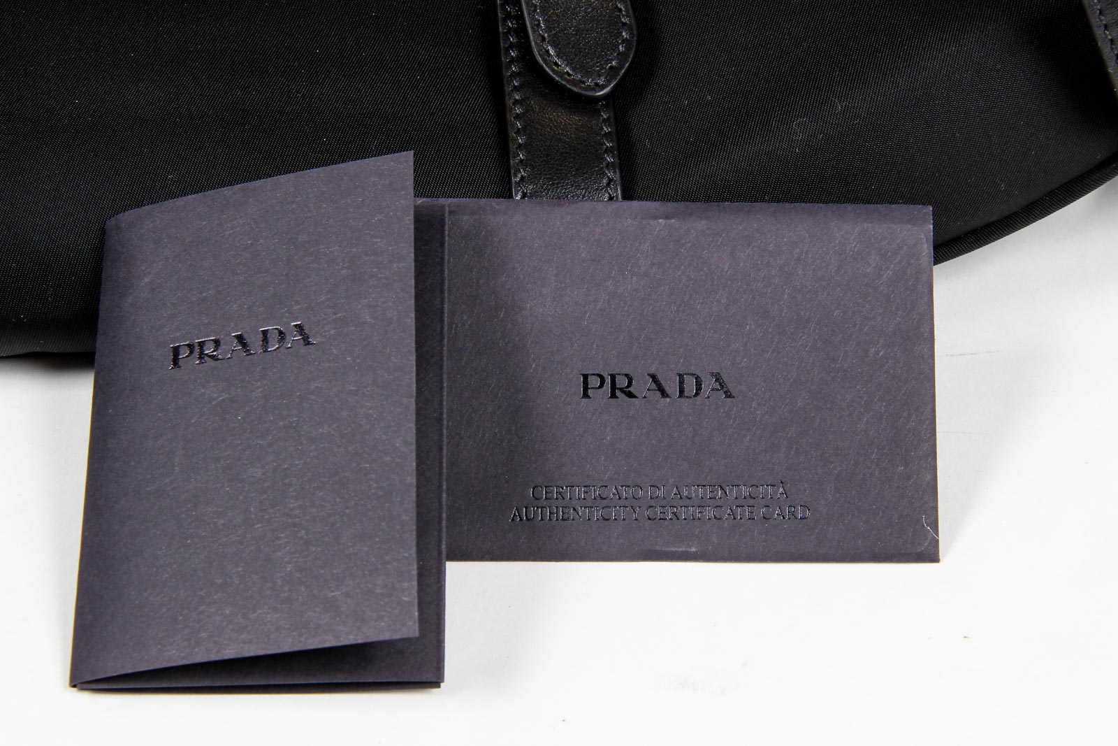 Borsa a mano convertibile con manico superiore in tessuto di nylon Prada da donna BN1903