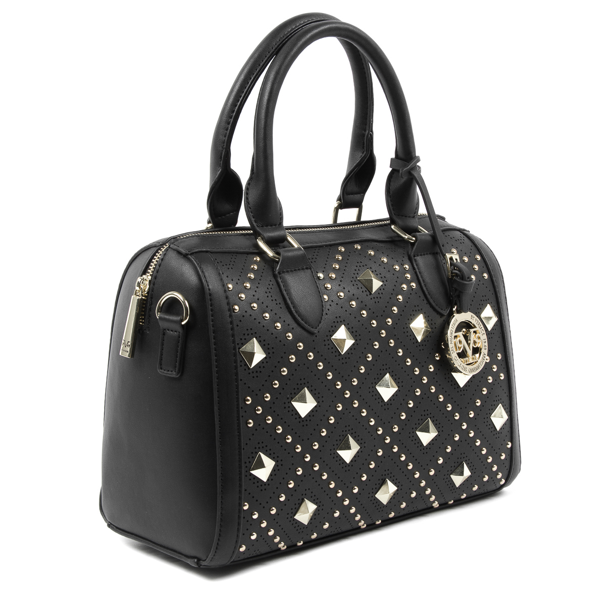 V 1969 Italia Borsa da donna nera CLAIRE