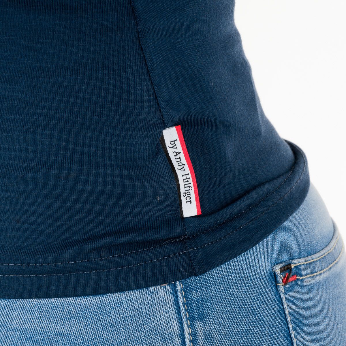 Andrew Charles By Andy Hilfiger T-shirt da donna LS TS602 031002 PHENIX NAVY 003