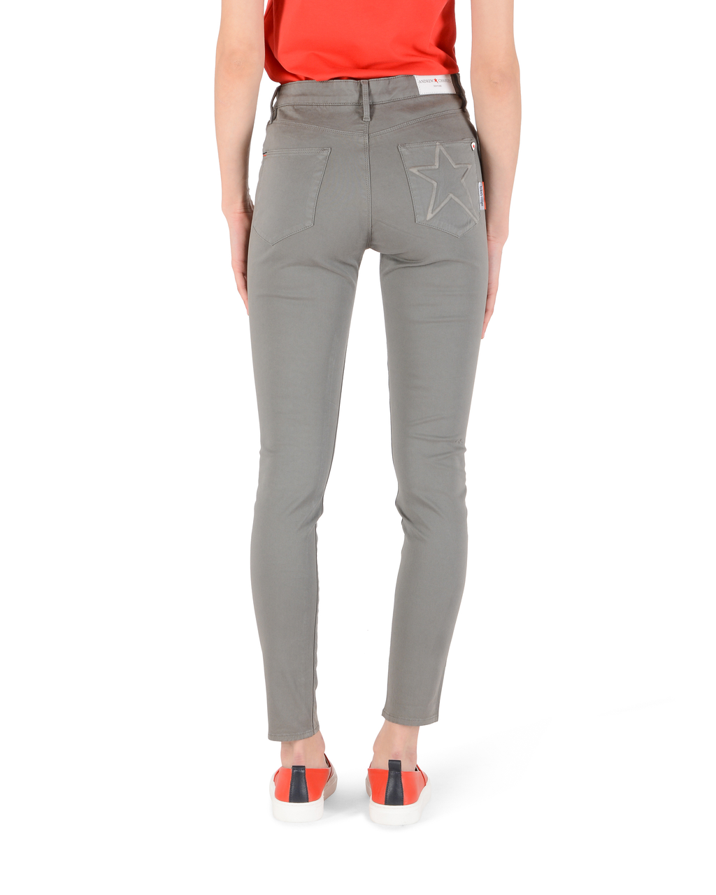 Pantaloni da donna Andrew Charles Slim Fit CLAIRE GREY
