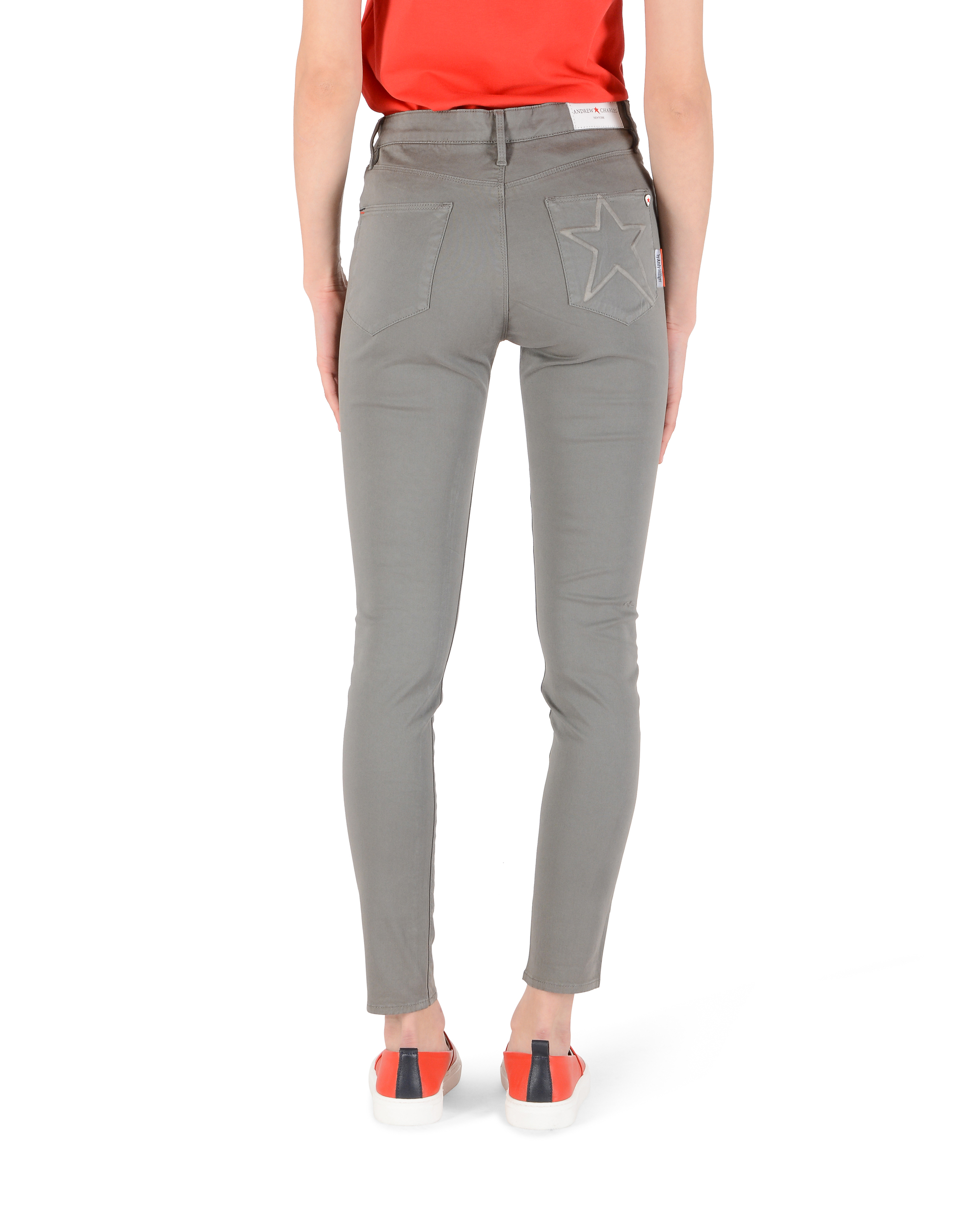 Pantaloni da donna Andrew Charles Slim Fit CLAIRE GREY