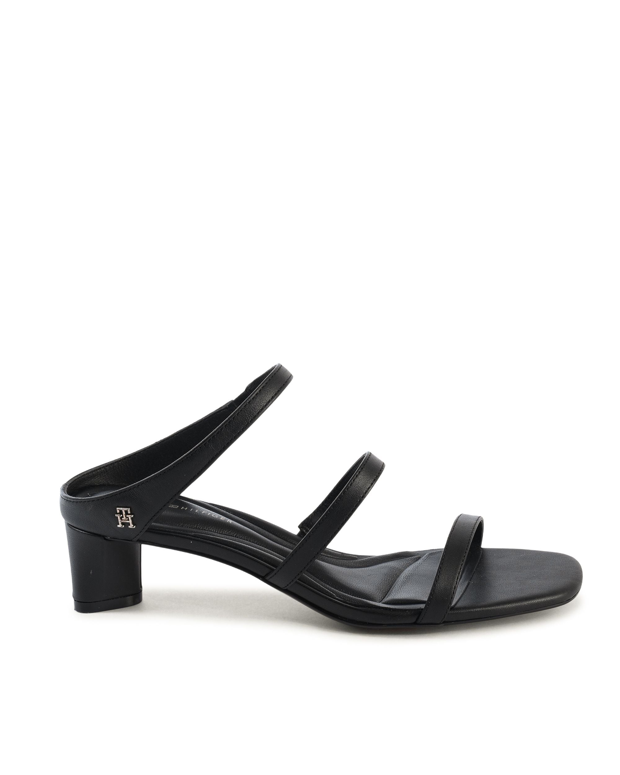 Sandalo da donna Tommy Hilfiger nero FW0FW07731BDS