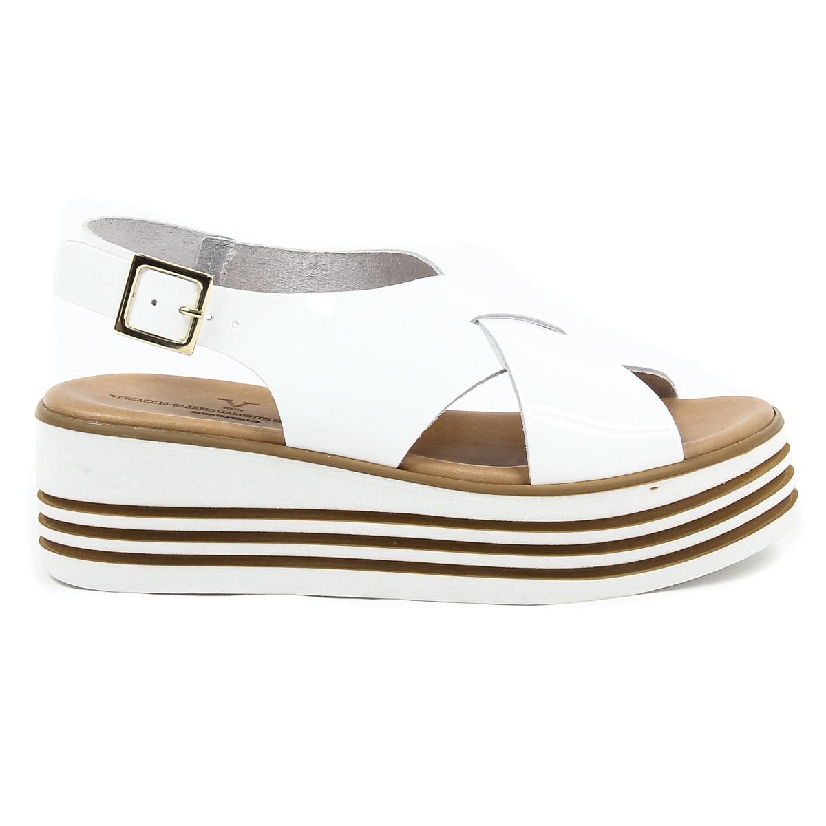 Sandalo flatform da donna V 1969 Italia
