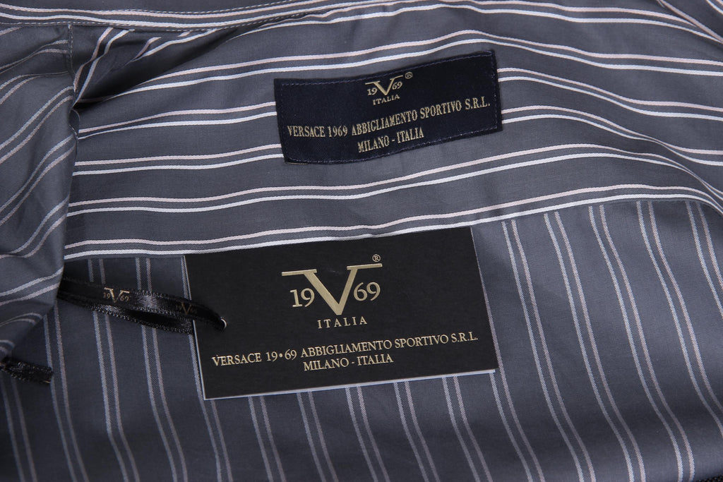 V 1969 Italia Camicia Uomo Modern Classic Fit 377 ART. 416