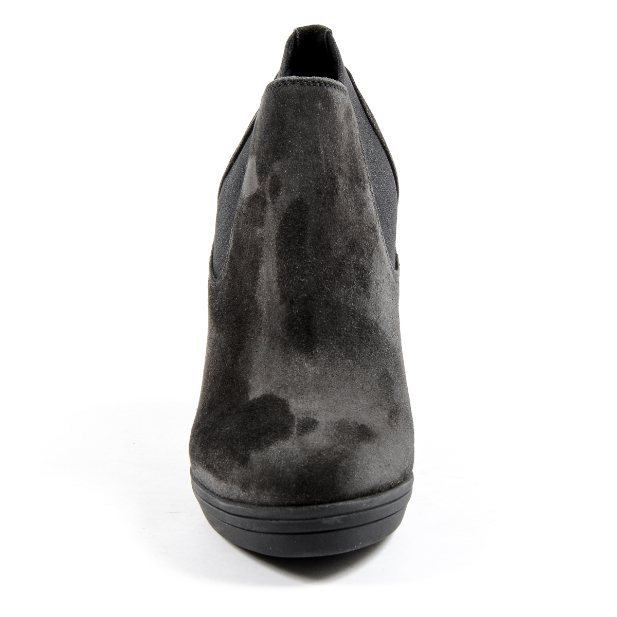 V 1969 Italia Stivaletto con tacco da donna grigio scuro GRACY