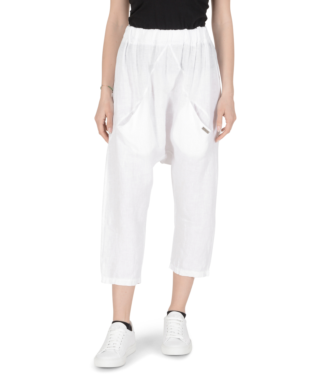 19V69 Italia Pantaloni Donna Bianco SARDEGNA WHITE