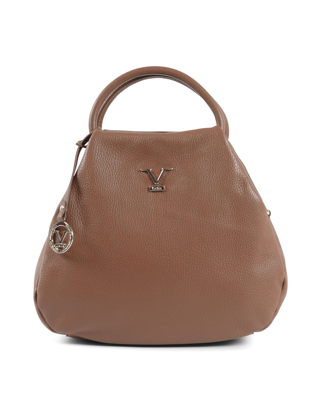Borsa a mano da donna V Italia Marrone V10312 52 DOLLARO CUOIO
