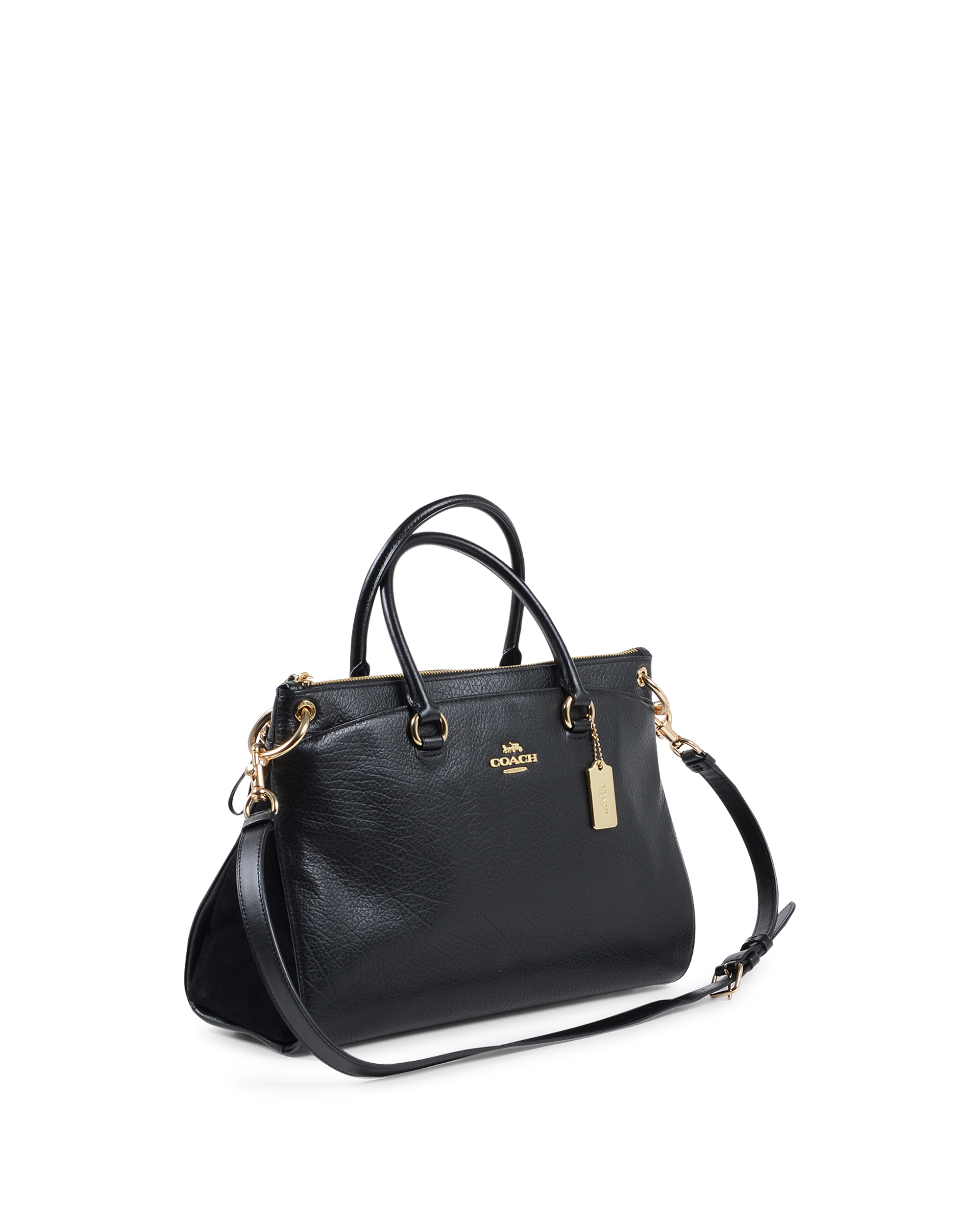Borsa a mano da donna Coach nera F78750 NERO