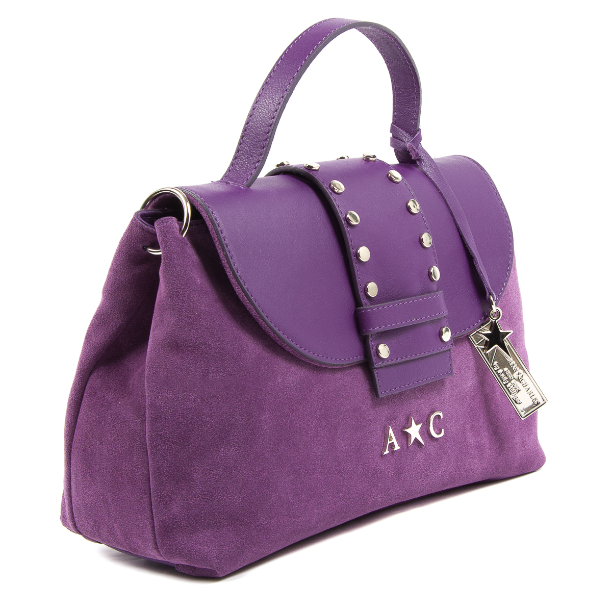 Borsa a mano da donna Andrew Charles viola ROSS