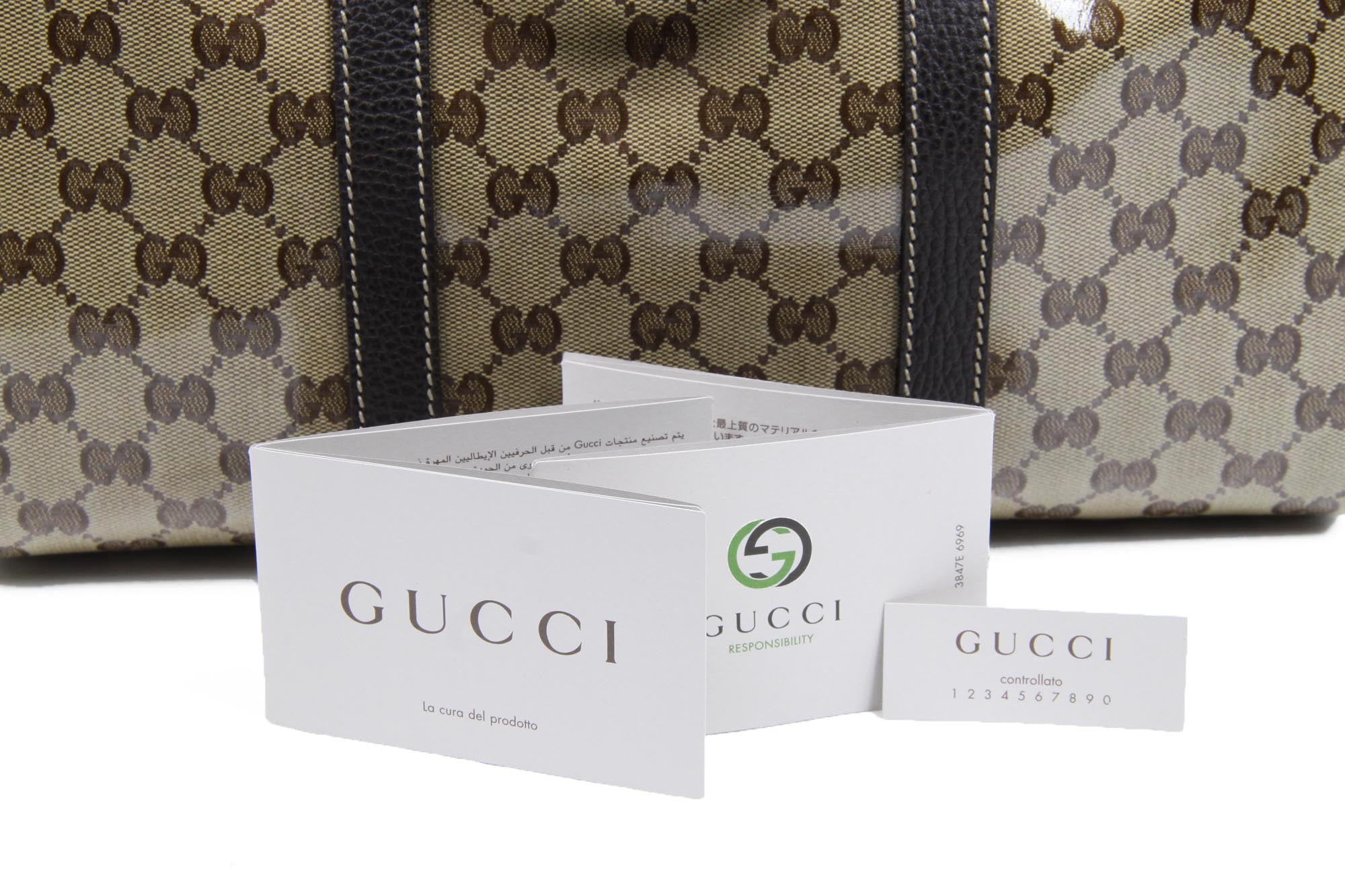 Borsa Gucci Boston con manici GG Guccissima 265697 493075