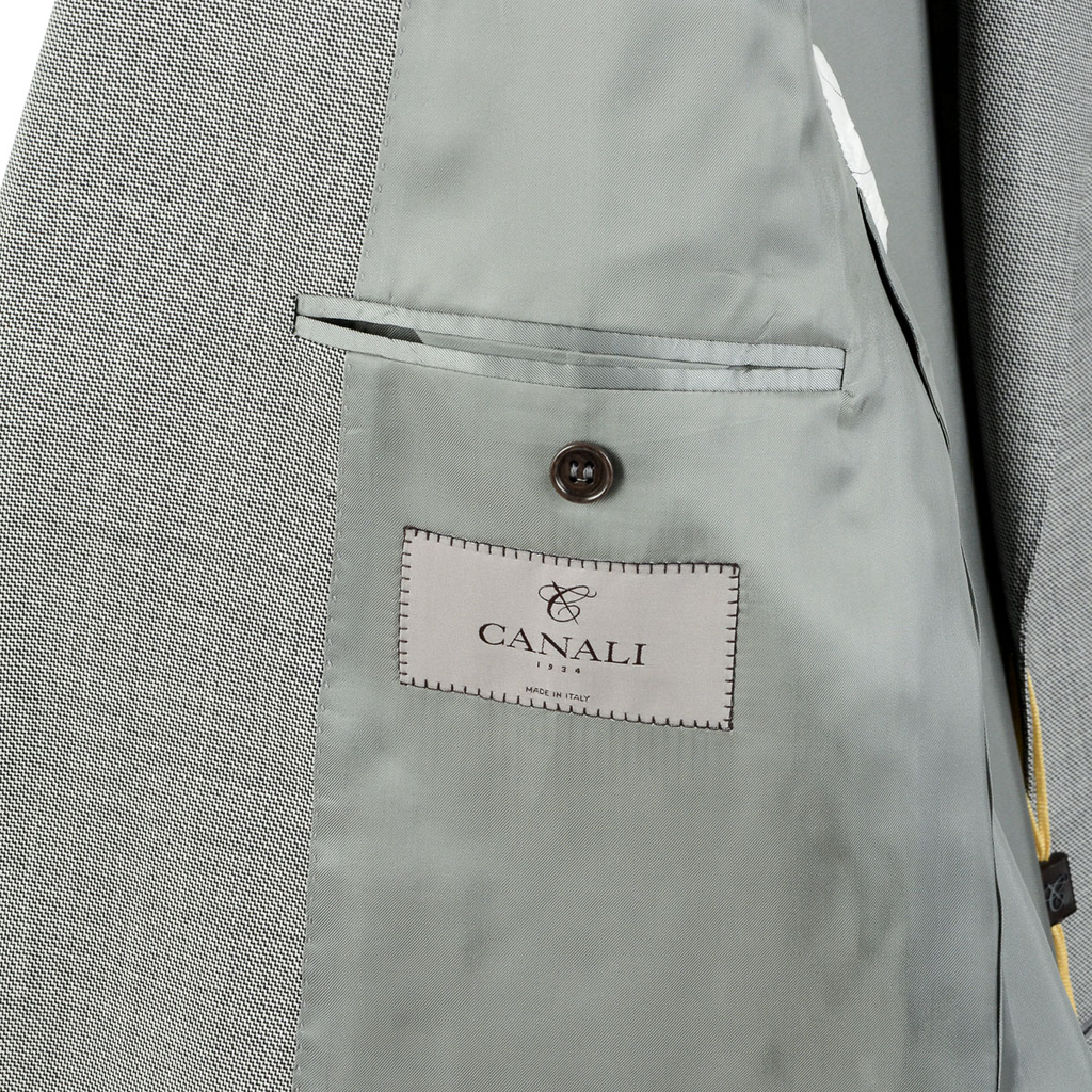 Canali Abito Uomo Maniche Lunghe Grigio