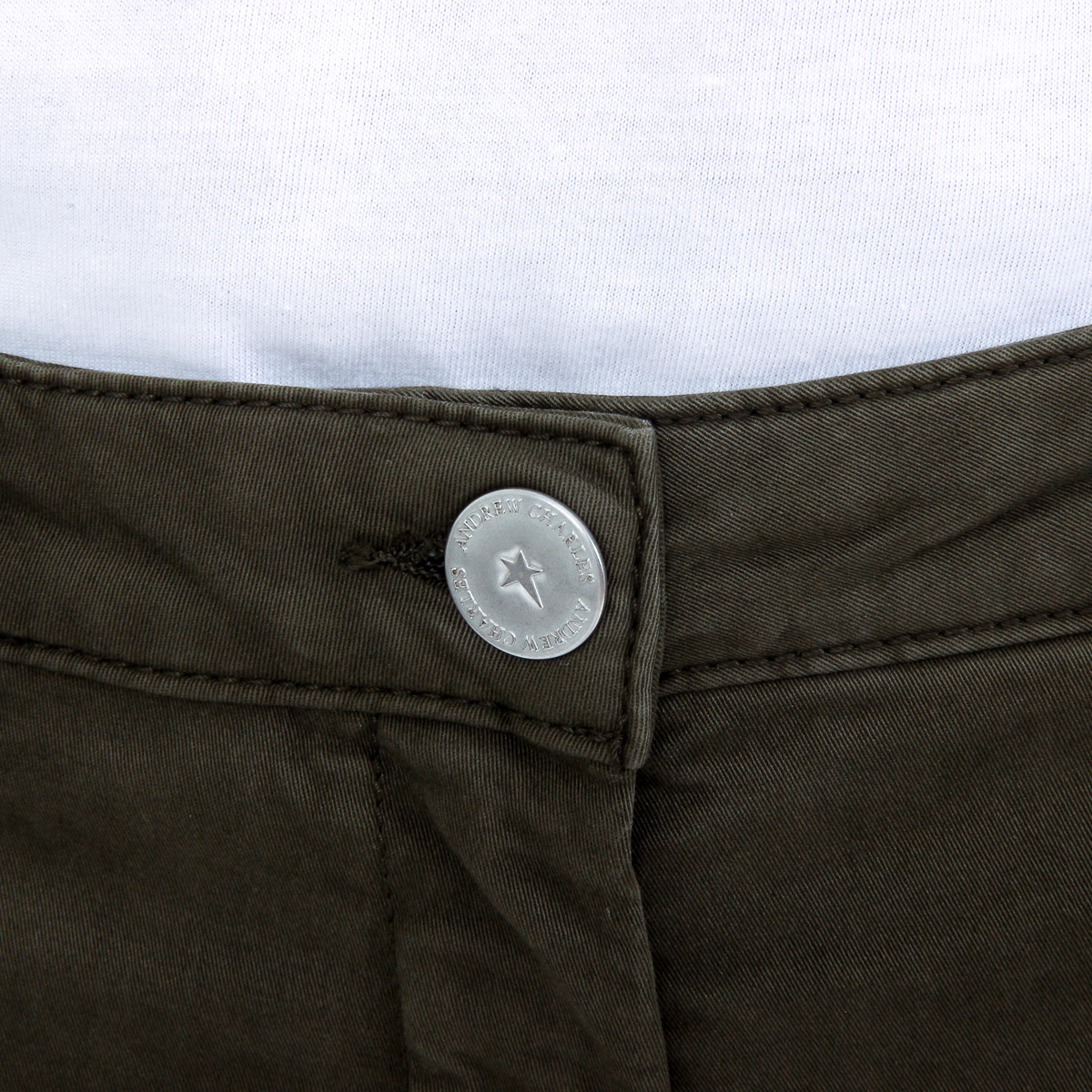 Pantaloni da donna Andrew Charles verdi PENDA