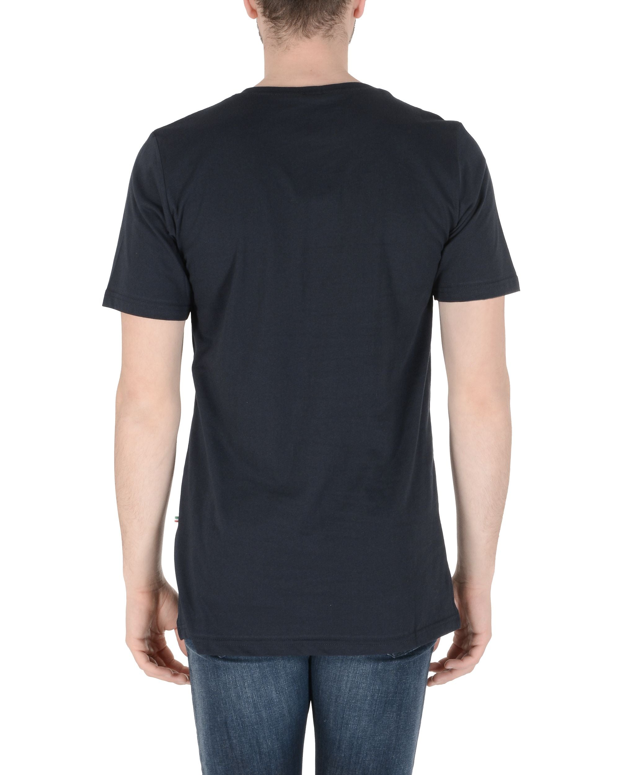 19V69 Italia T-Shirt Uomo Blu Navy PISTIKO NAVY BLUE