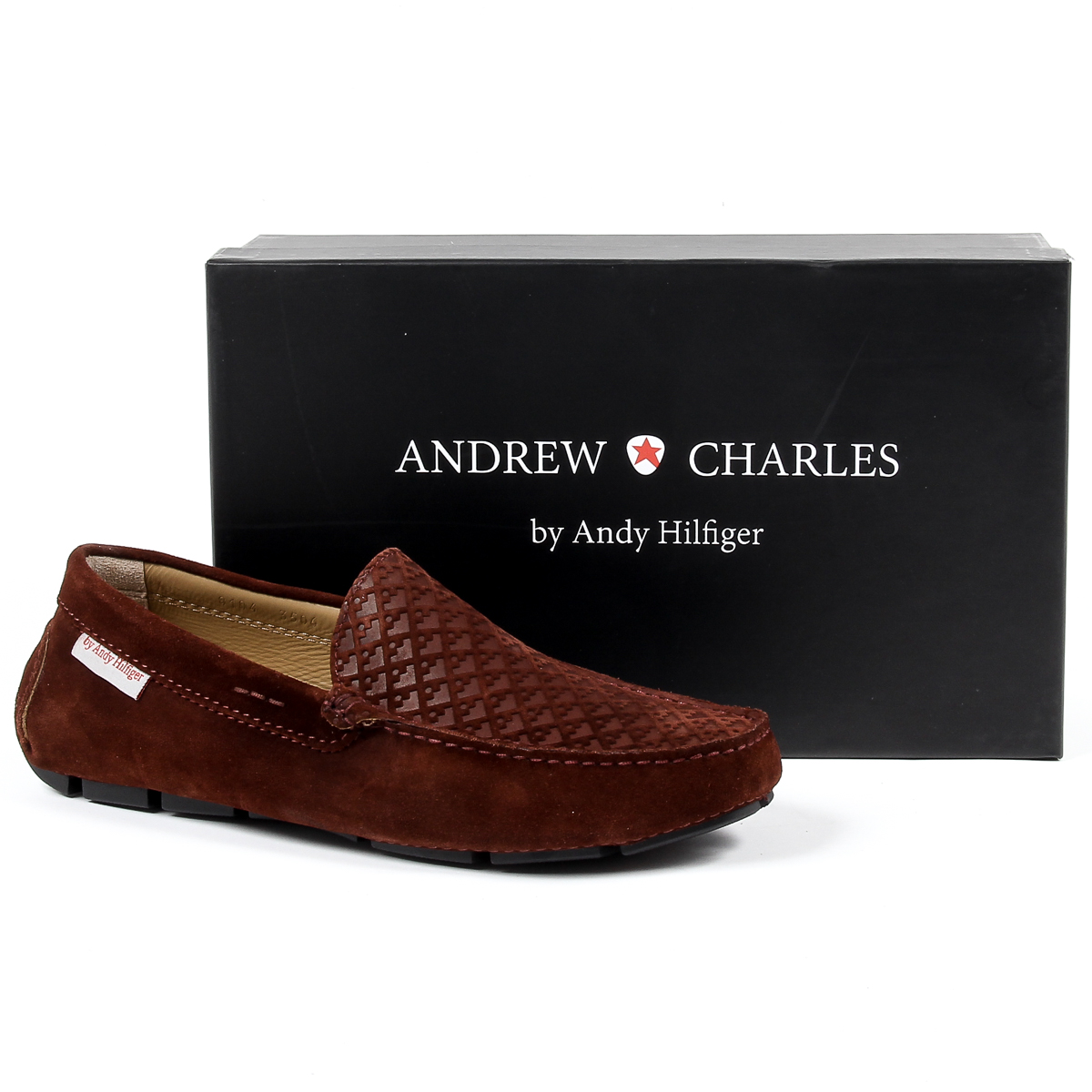 Mocassini da uomo Andrew Charles Bordeaux TRON