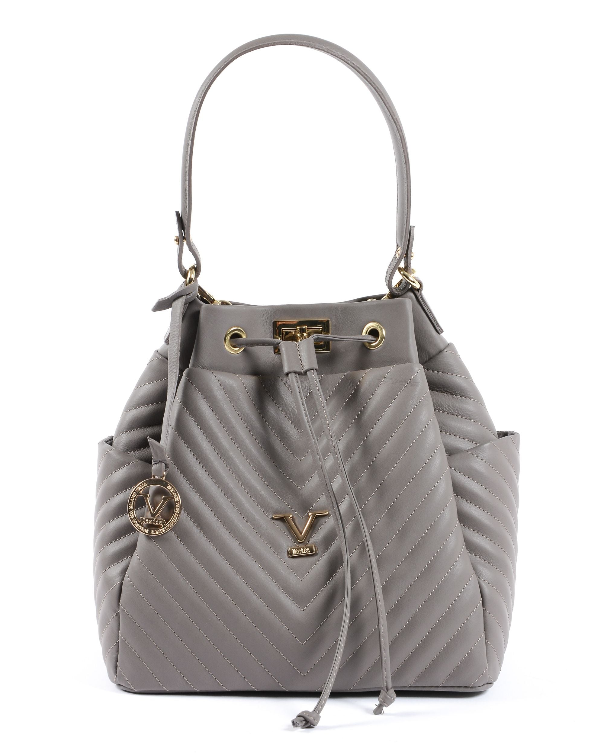 V Italia Borsa da donna grigio scuro BH10272 52 SAUVAGE SMOG