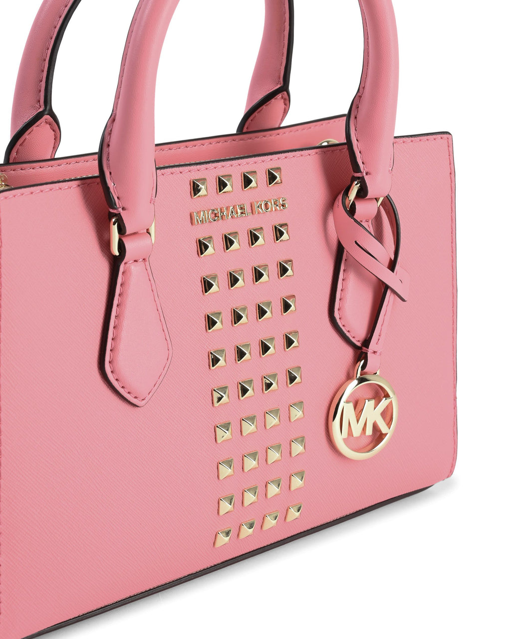 Michael Kors Borsa a tracolla piccola con cerniera centrale 35S3G6HS1L ROSA TÈ
