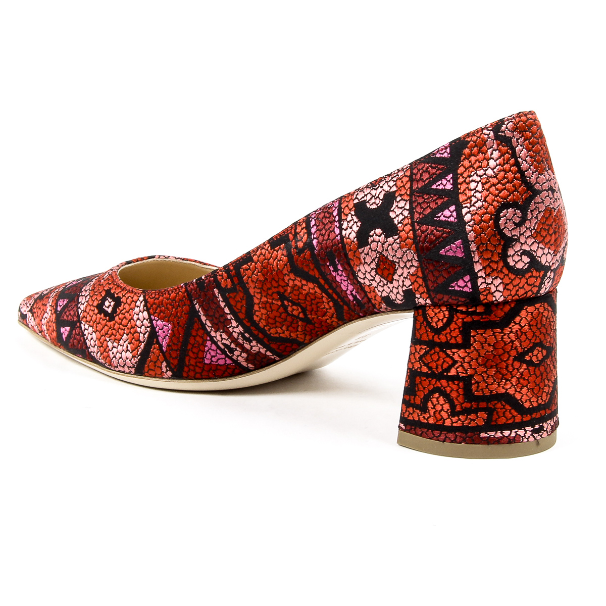 Andrew Charles Scarpe da donna con tacco multicolore in EVA