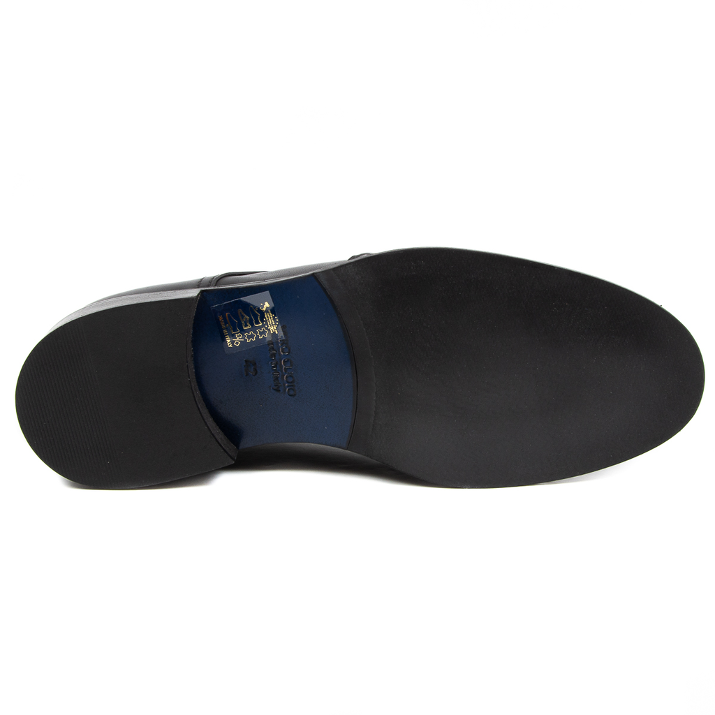 V 1969 Italia Scarpa Brogue da Uomo Nera VERNON