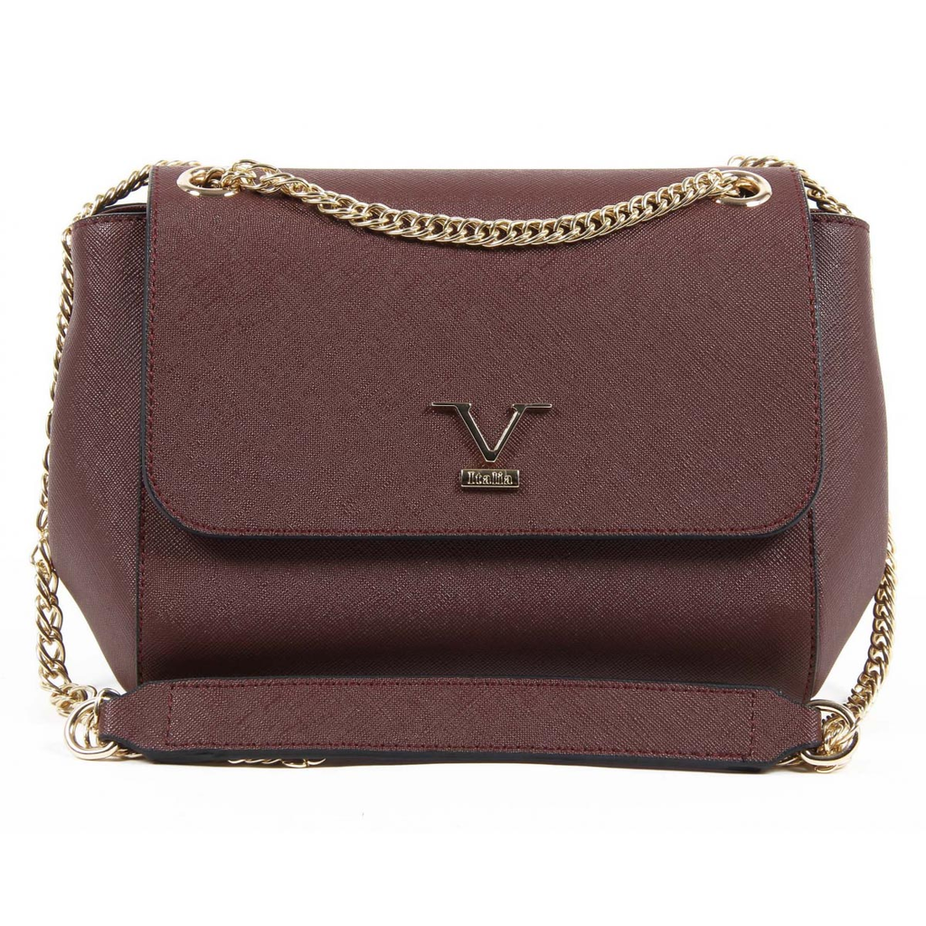 V 1969 Italia Borsa da donna VE014 CLARET RED