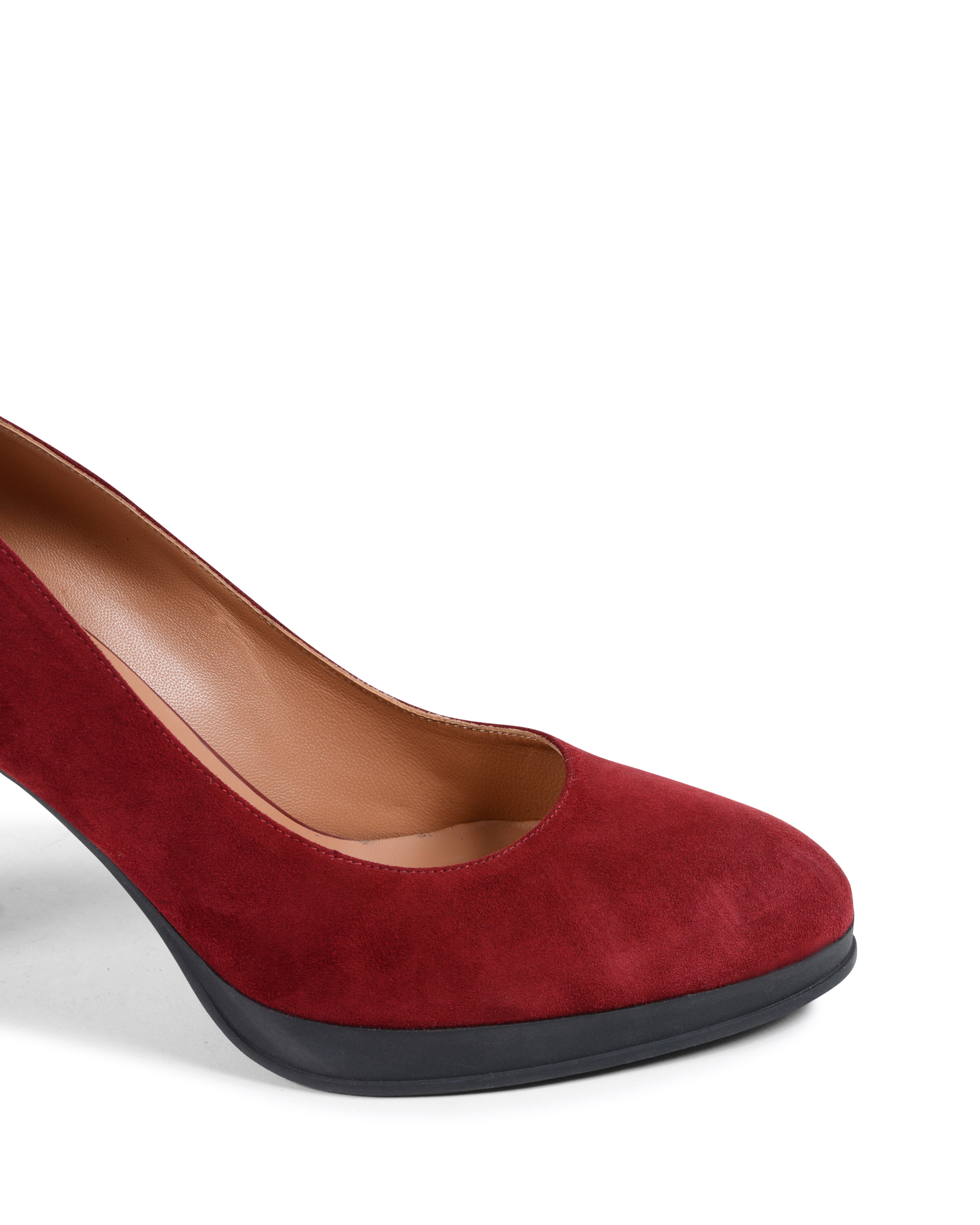 Décolleté Donna Fratelli Rossetti Nero 65174 SUEDE RUBINO