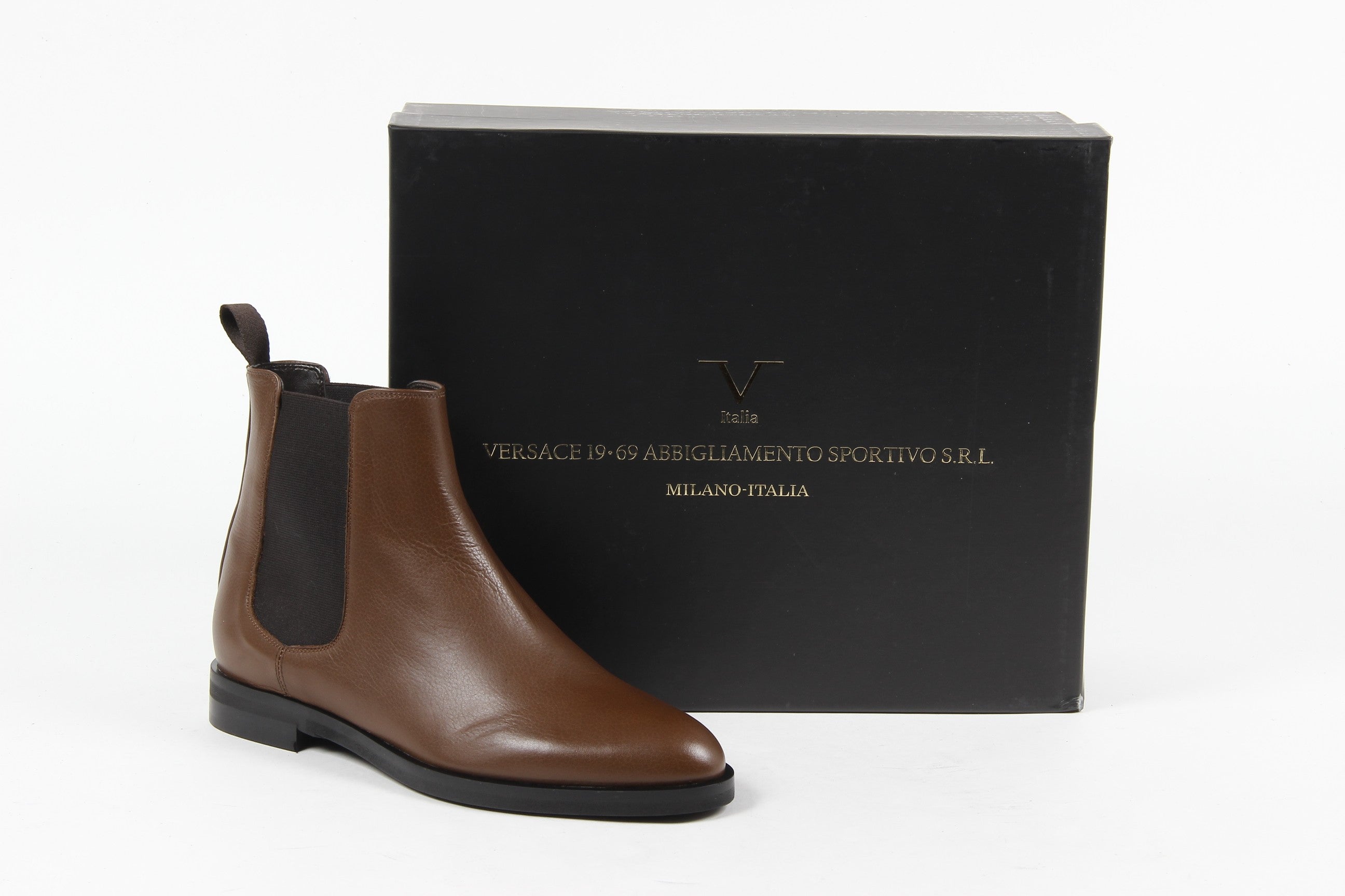 Stivaletto Donna V 1969 Italia B1578 VITELLO BOTTOLATO CUOIO