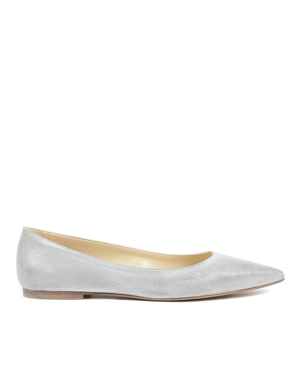 19V69 Italia Ballerina da donna Bianca 4747 SPAZZOLATO NAPPA BIANCO